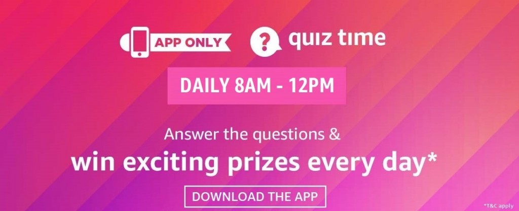 Amazon India Quiz