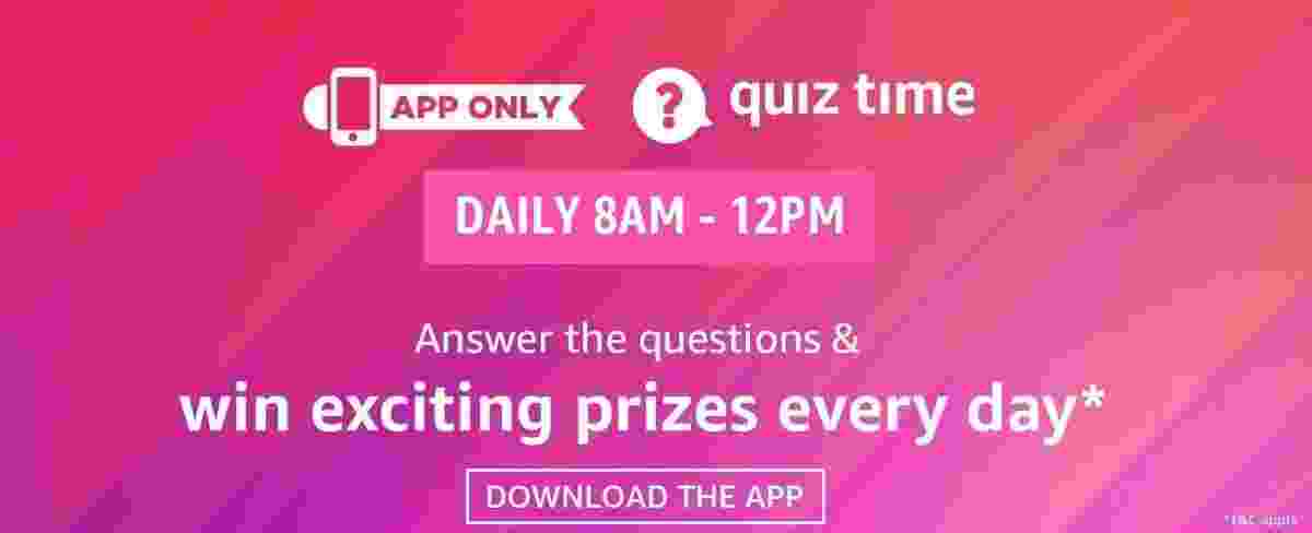 Amazon Quiz Answers