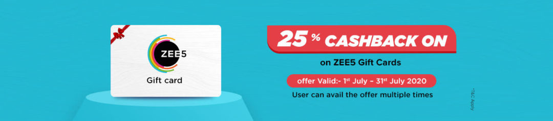 ZEE5 gift card