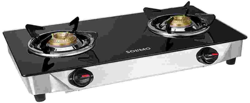 Solimo 2 Burner Gas Stove