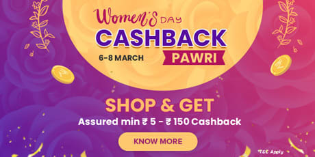 Womens Day Cashback