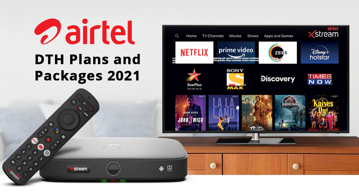 Airtel DTH Plans and Packages 2024: All HD and SD Digital Dish TV Channel List with Names
