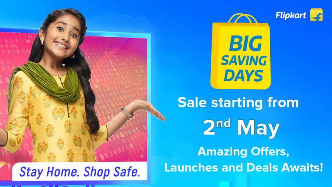 Flipkart Big Saving Days Sale from 2nd to 7th May 2021