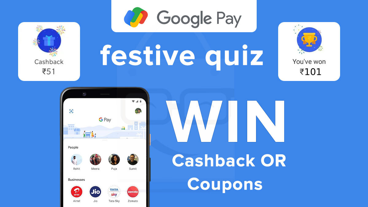 Google Pay (GPay) Quiz Answers Today 12th November