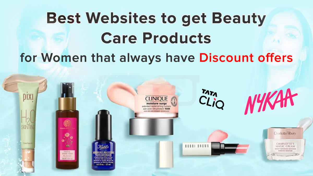 10 Best Websites to get Beauty Care Products for Women that always have ...