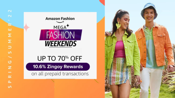Amazon Mega Fashion Weekends Sale