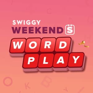 Swiggy Weekends Word Play Game Answers Today : Win ₹200 Swiggy Money
