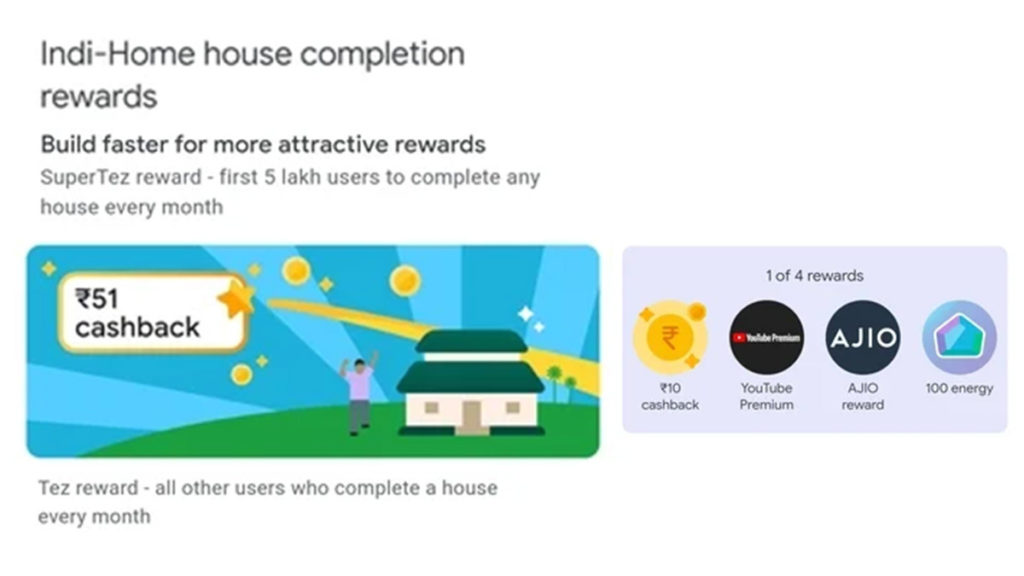 Gpay Build Indi Home House Competition and win rewards