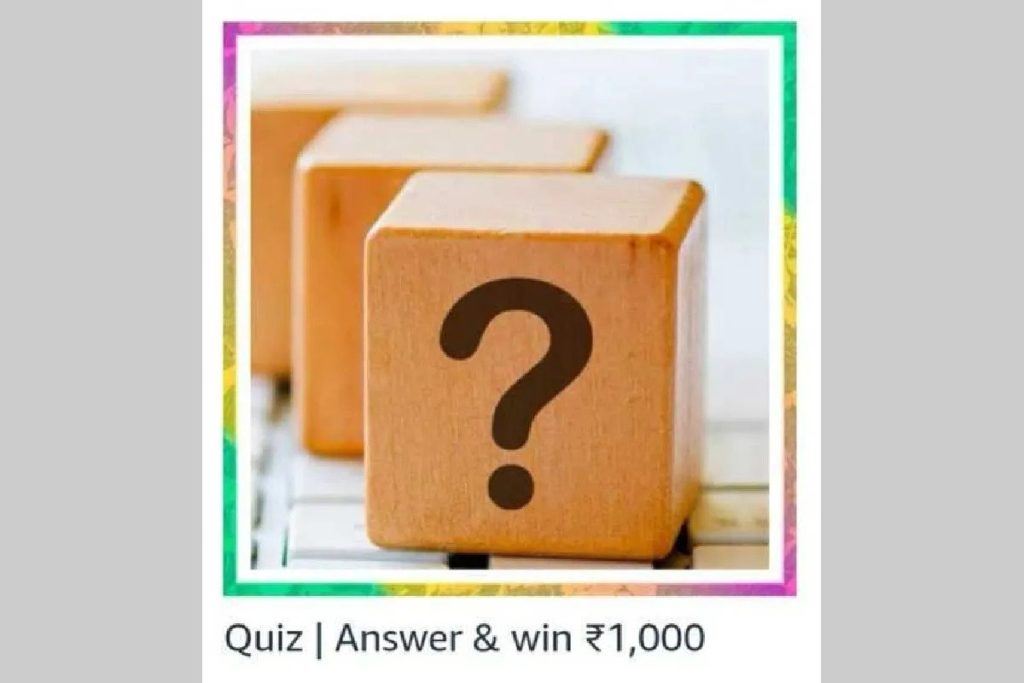 Amazon April Edition Quiz Answers