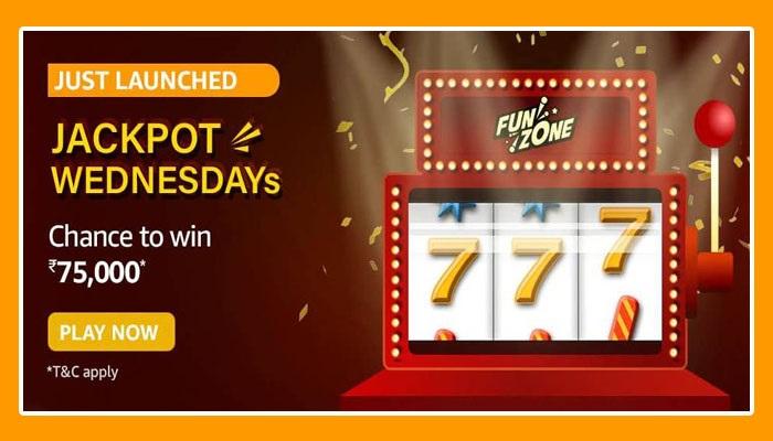 Amazon Jackpot Wednesday Quiz Answers : Win Rs.50000