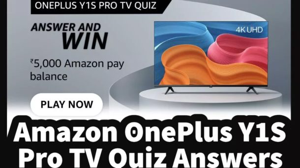 Amazon OnePlus 50 Y1S Pro TV Quiz Answers Today : Win OnePlus 50 Y1S Pro Smart TV