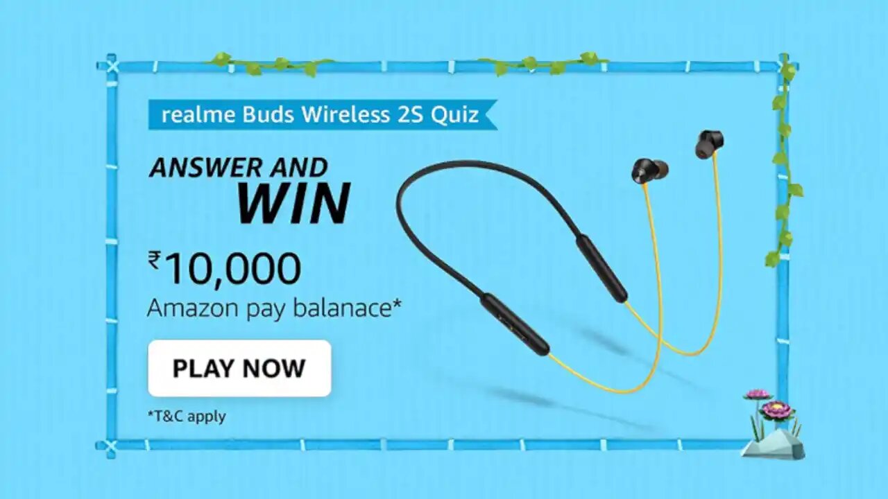 Amazon Realme Buds Wireless 2S Quiz Answers