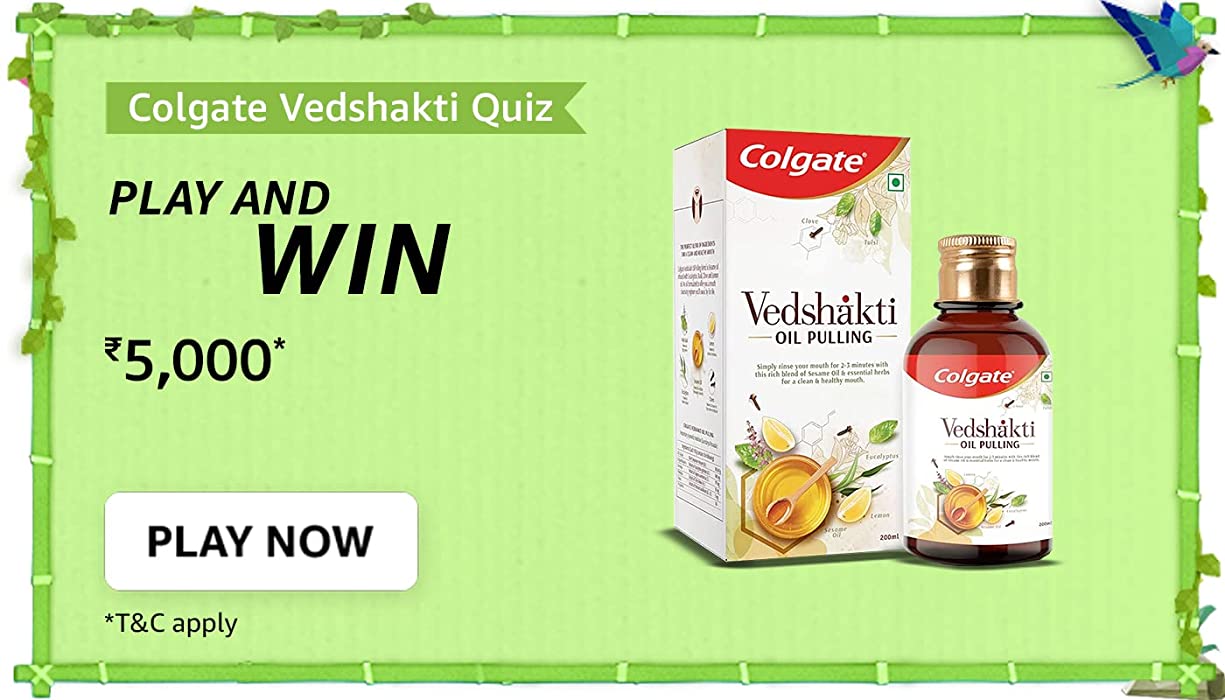 Amazon Colgate Vedshakti Quiz Answers