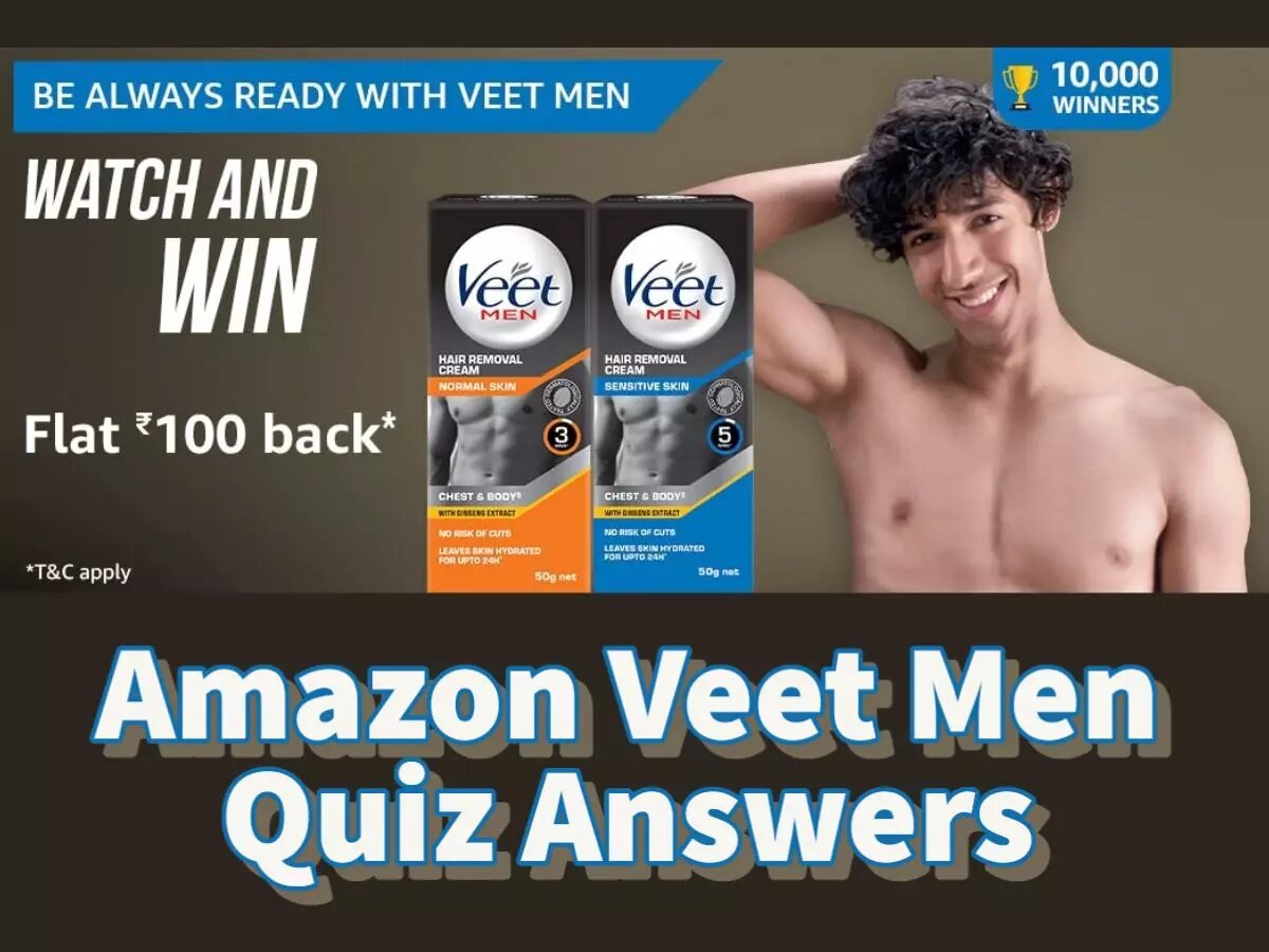 Amazon Veet Men Quiz Answers