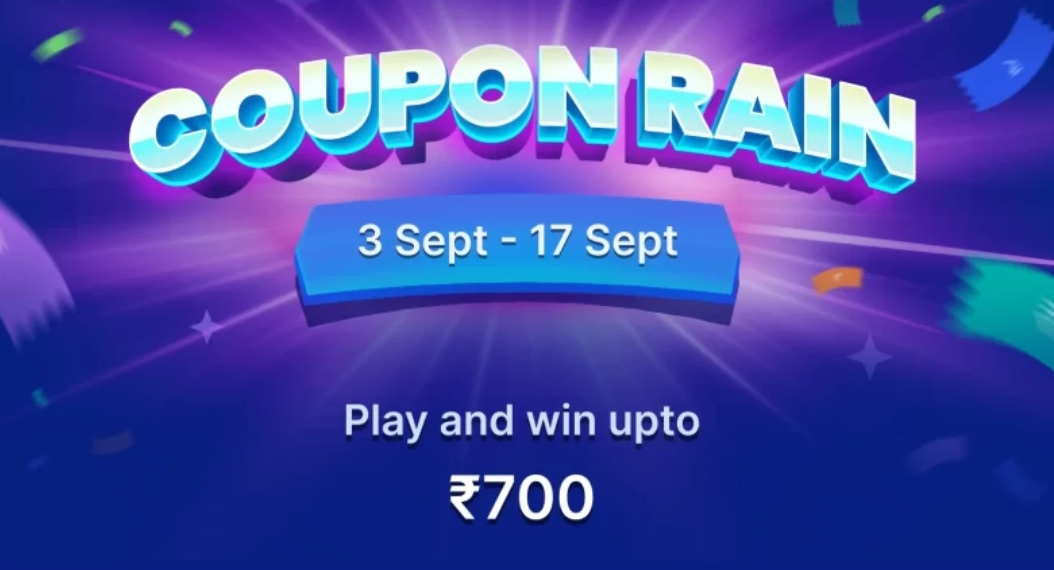 Flipkart Coupon Rain on Big Billion Days Sale 2022: Win upto ₹700!