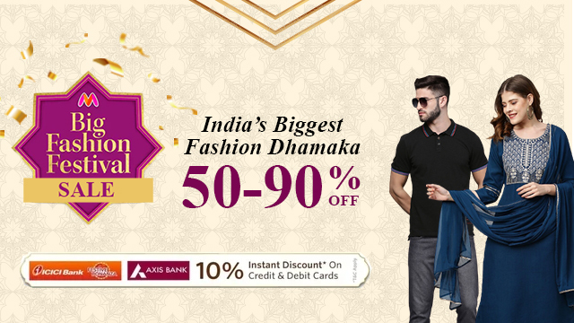 With the "Myntra Big Fashion Festival Sale" (BFF), Myntra announced the arrival of India's largest fashion Dhamaka and the start of the much-anticipated holiday shopping season. With a massive 1.5 million styles available to consumers, a 50% increase from the last holiday edition, it will be a chance for more than 6,000 firms from across the world to showcase the most fashionable collections in the fields of fashion, cosmetics, and home goods, among others.