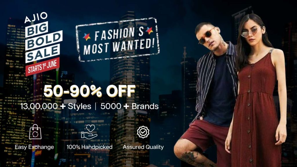 Ajio Big Bold Sale 2023