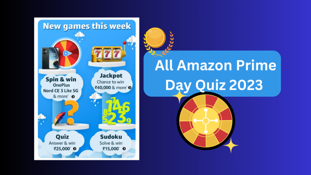 Amazon Prime Day Quiz Answers today