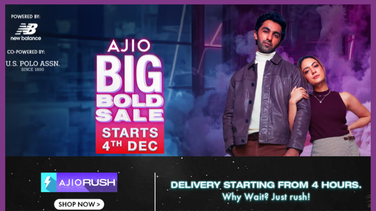 Ajio Big Bold Sale 2025 Upto 90% OFF + Extra 10% Cashback 