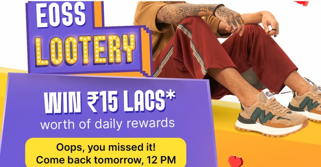 Flipkart EOSS 2025: Win 15 Lakh* Daily Rewards