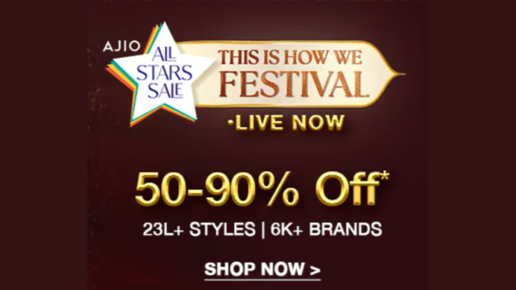 Ajio All Stars Sale 2025