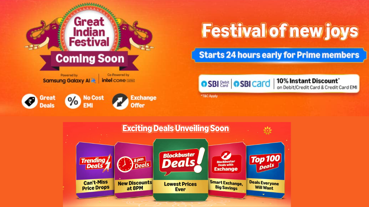 Amazon Great Indian Festival 2025 Starting & Ending Dates, Timings & Best AGIF Sale Deals