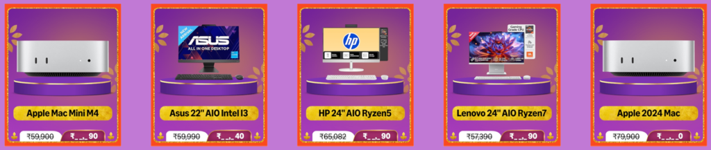 Apple Mac Mini M4 Price Drops in Flipkart BBD & Amazon GIF 2025
