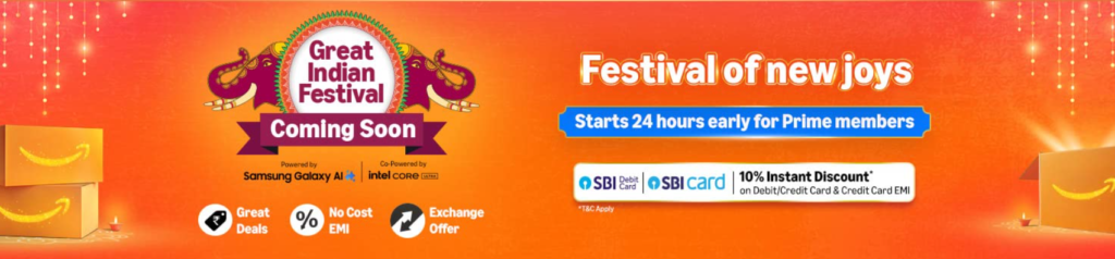 Amazon Great Indian Festival 2025 Announced! Biggest Amazon Sale of the Year 