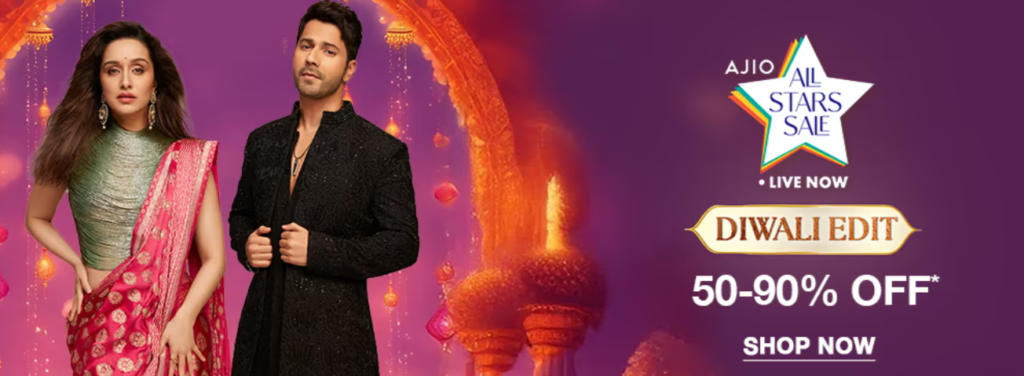 Ajio All Stars Diwali Sale 2025

