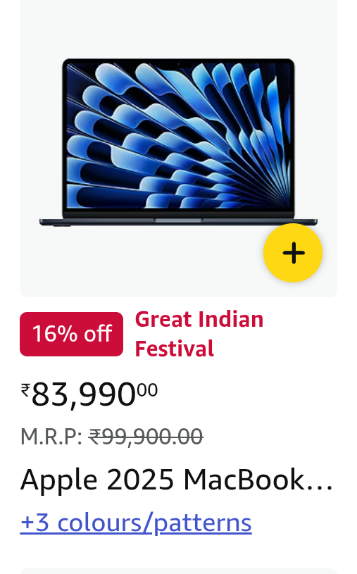 MacBook Air M4: Amazon Diwali Sale Lowest Price Alert 🎉