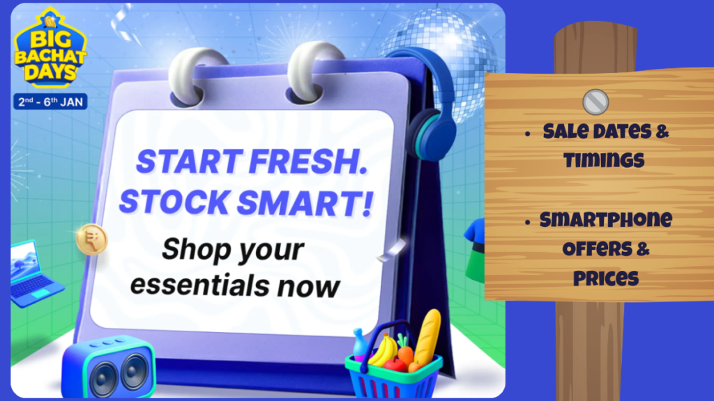Flipkart Big Bachat Days (BBD) 2nd - 6th Jan 2026 Sale Offers