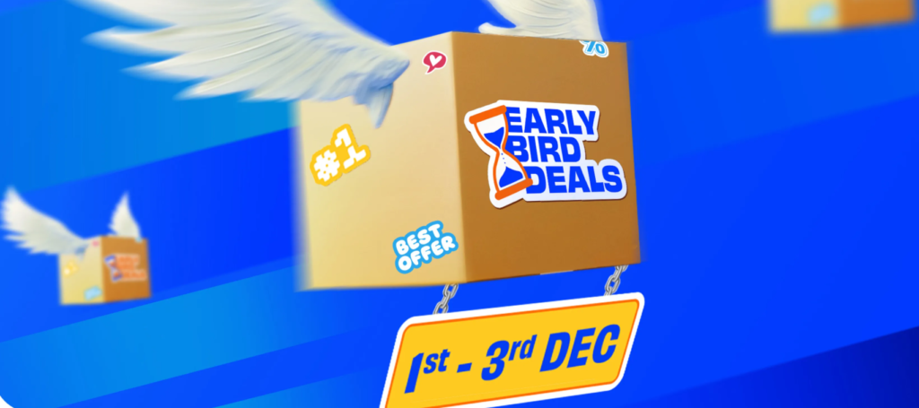 Flipkart Early Bird Sale (1st to 3rd December) is Live! Sale Prices