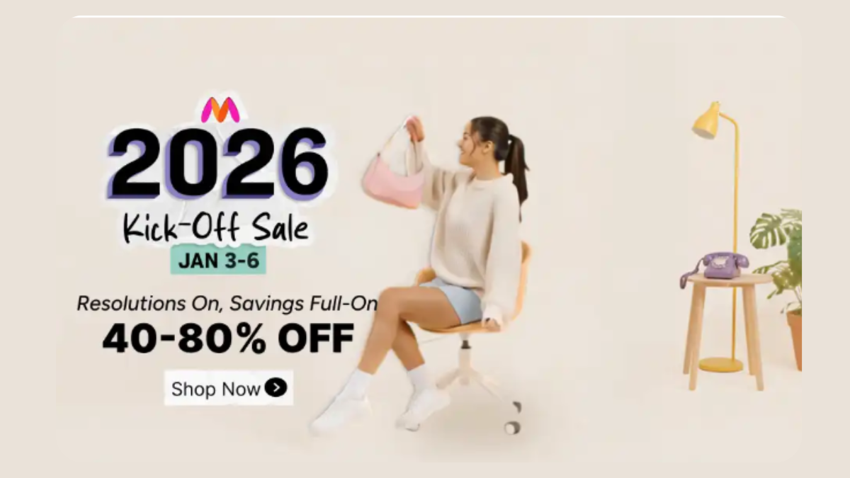 Myntra 2026 New Year (Kick Off) Sale (3 - 6th Jan) Top Deals
