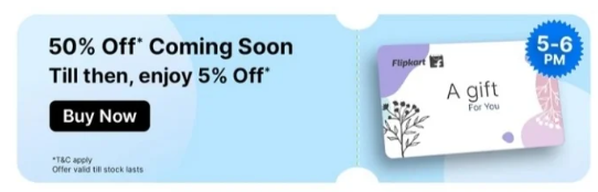 Flipkart Republic Day Sale Loot Deal: Get 50% OFF on Flipkart Gift Card till 16th January